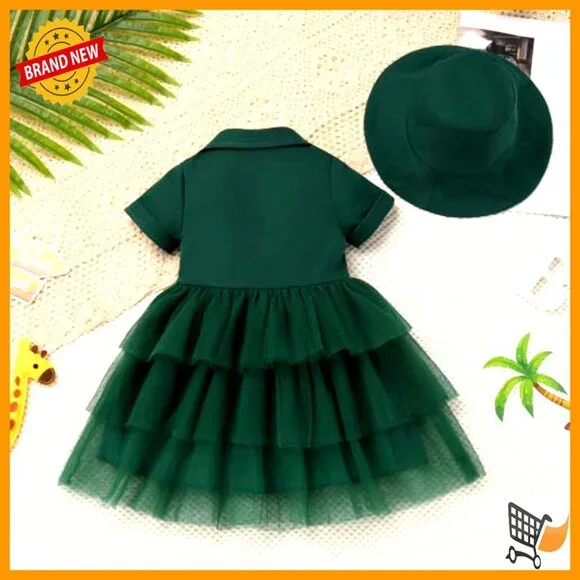Safari Giraffe Jungle Animal Tutu Dress with Hat Toddler Birthday Party Outfit Safari Giraffe Jungle Animal Tutu Dress with Hat Toddler Birthday Party Outfit